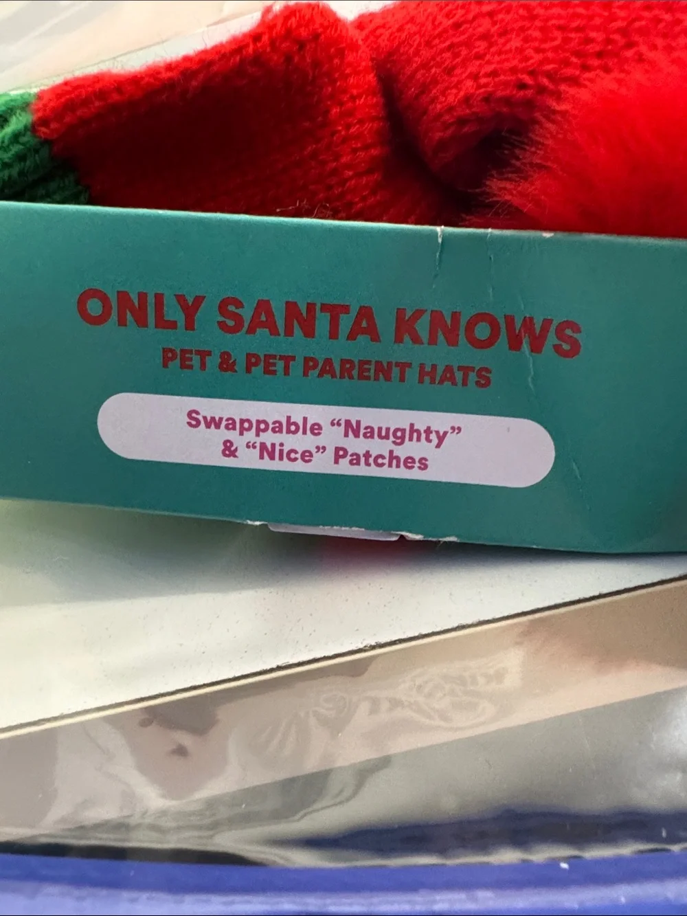Only Santa Knows Pet & Pet Parent Holiday Hat Set – NWT